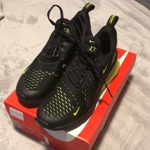 Nike Air Max 270 Black Volt Green US Youth size 6